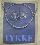 Lykke Stainless Steel Braided Standard Cord 5"