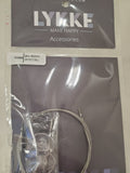 Lykke Stainless Steel Braided Standard Cord 5"