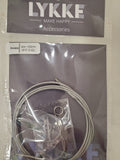 Lykke Stainless Steel Braided Standard Cord 5"
