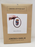 Junebug and Darlin Cross Stitch Kit - 4" x 5"