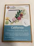California Wooden Embroidery Kit